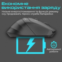 Мишка Promate Samit Wireless Black (samit.black) Diawest