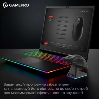 Мишка GamePro Asgard Thor Wireless/Bluetooth/USB Black (GM023B) Diawest