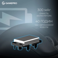 Мишка GamePro Asgard Thor Wireless/Bluetooth/USB Black (GM023B) Diawest