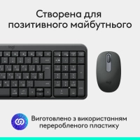 Комплект Logitech MK250 Bluetooth/Wireles UA Graphite (920-013823) Diawest