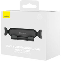 Універсальний автотримач Baseus Stable Gravitational Car Mount Lite (Air Outlet Version) (SUWX010001) Diawest