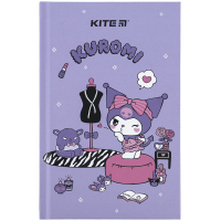 Блокнот Kite А6 Kuromi, тверда обкладинка, 80 аркушів, клітинка (HK24-199-2) Diawest