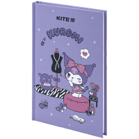 Блокнот Kite А6 Kuromi, тверда обкладинка, 80 аркушів, клітинка (HK24-199-2) Diawest