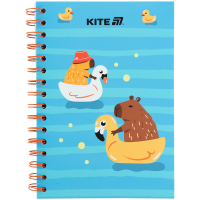 Блокнот Kite на спіралі A5 Cute 2, 80 аркушів, клітинка (K25-1911-2) Diawest