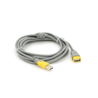 Дата кабель USB 2.0 AM/AF 3.0m ferrite grey yellow V-LINK (YT-AM/AF-3.0GY) Diawest