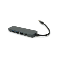 Концентратор Voltronic USB 3.0 to 4xUSB 0.2m aluminum (YT-3H4/2TB) Diawest
