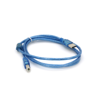 Кабель для принтера USB 2.0 AM/BM 1.5m 2x ferrite transparent Voltronic (YT-AM/BM-1.5T) Diawest