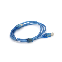Кабель для принтера USB 2.0 AM/BM 1.5m 2x ferrite transparent Voltronic (YT-AM/BM-1.5T) Diawest