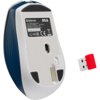 Мишка Defender Dila MM-282 Wireless White/Blue (52282) Diawest