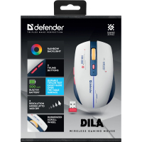 Мишка Defender Dila MM-282 Wireless White/Blue (52282) Diawest