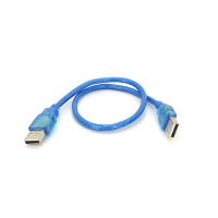 Дата кабель USB 2.0 AM/AM 0.3m blue Ritar (YT-AM/AM-0.3TBL) Diawest