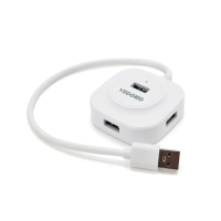 Концентратор VEGGIEG USB 3.0 to 4xUSB 0.3m white (V-U3403) Diawest