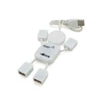 Концентратор Voltronic USB 2.0 to 4xUSB man OEM (YT-HM4-W) Diawest