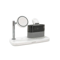 Зарядний пристрій Voltronic 5-in-1 Wireless Charging Station Smartphone + Watch + Earbuds black (BZ/C-09) Diawest