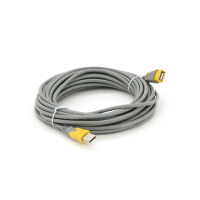 Дата кабель USB 2.0 AM/AF 10.0m UF-104 grey yellow VEGGIEG (YT-AM/AF-UF-104) Diawest