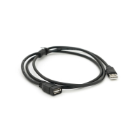 Дата кабель USB 2.0 AM/AF 1.5m ferrite black Voltronic (YT-AM/AF-1.5B) Diawest