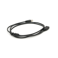 Дата кабель USB 2.0 AM/AF 1.5m ferrite black Voltronic (YT-AM/AF-1.5B) Diawest