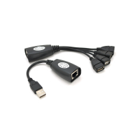 Адаптер Voltronic USB extender 50 m RJ-45 to 4xUSB AF (YT-EC USB-RJ-45/M+4RJ-45) Diawest