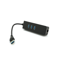 Концентратор Voltronic USB 3.0 to 3xUSB + Ethernet black (YT-3H3+1) Diawest