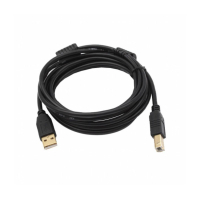 Кабель для принтера USB 2.0 AM/BM 1.5m ferrite black Voltronic (YT-AM/BM-1.5B) Diawest