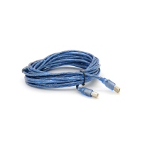 Кабель для принтера USB 2.0 AM/BM 10.0m ferrite blue Voltronic (YT-AM/BM-10TBL) Diawest