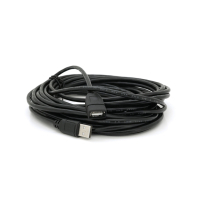 Дата кабель USB 2.0 AM/AF 10.0m ferrite black Voltronic (YT-AM/AF-10BL) Diawest