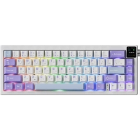 Клавіатура Ajazz AK650 Flying Fish Switch Purple RGB USB/Wireless/Bluetooth UA Purple (AK650-FF-PWB) Diawest