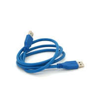 Дата кабель USB 3.0 AM/AM 1.0m Blue Voltronic (YT-3.0AM+AM-1.0) Diawest