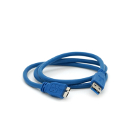 Дата кабель USB 3.0 AM to Micro B 0.8m black Voltronic (YT-3.0AM