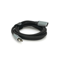 Дата кабель USB-C M/F 1.0m USB 3.2 Gen2 100W 10Gbps 4K60Hz black Voltronic (YT-TC-TC-EXB-1m) Diawest