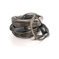 Дата кабель USB 2.0 AM/AF 20.0m active transparent Voltronic (YT-AECWC AM/AF-20.0m) Diawest