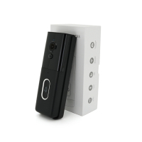 Дверний дзвінок YOSO Wi-Fi video 2MP battery -18650 SD card black (DoorVision-WIFI-02-2) Diawest