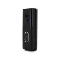Дверний дзвінок YOSO Wi-Fi video 2MP battery -18650 SD card black (DoorVision-WIFI-02-2) Diawest