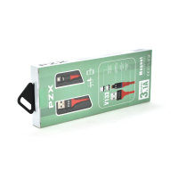 Дата кабель USB 2.0 AM to Micro 5P 1.0m magnetic 3.1A red PZX (V133-R-MC) Diawest