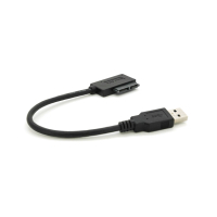 Перехідник USB 3.0 AM to Slimline SATA 13 pin 0.12m for ODD black Voltronic (YT-C3.0-SATA/0.12) Diawest