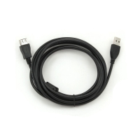 Дата кабель USB 2.0 AM/AF 3.0m ferrite black Voltronic (YT-AM/AF-3.0B) Diawest