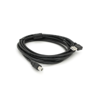 Кабель для принтера USB 2.0 AM/BM 3.0m 90° corner black Ritar (YT-AM/BM90°-3.0B) Diawest