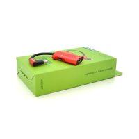 Перехідник Lightning 4-in-1 Audio Adapter Lightning + 3.5mm red iKAKU (KSC-377) Diawest