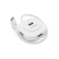 Концентратор VEGGIEG USB 3.0 to 4xUSB 0.3m white (V-U2407) Diawest