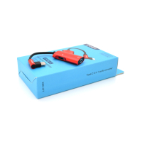 Перехідник USB-C 4-in-1 Audio Adapter USB-C + 3.5mm red iKAKU (KSC-377-TC-R) Diawest