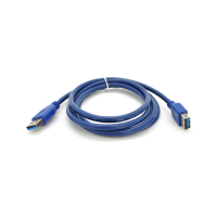 Дата кабель USB 3.0 AM/AF 1.5m blue Voltronic (YT-3.0AM