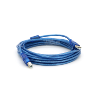 Кабель для принтера USB 2.0 AM/BM 5.0m ferrite blue Ritar (YT-AM/BM-5.0TBL) Diawest