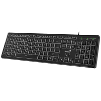 Клавіатура Genius SlimStar 820 USB UA Black (31310055410) Diawest