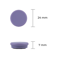 Магніт Axent 24 мм, 6 шт, Morandi (9826-А) Diawest