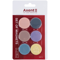 Магніт Axent 32 мм, 6 шт, Morandi (9827-А) Diawest