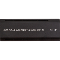 Кишеня зовнішня PowerPlant SSD M.2 PCIe NGFF/NVMe USB3.2, 20Gbps, RGB (HC380527) Diawest