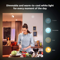 Розумна лампочка Philips GU10 5W(50Вт) 2200K-6500K Tunable white ZigBee Bluetooth (929001953309) Diawest