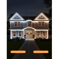 Світлодіодна стрічка Govee H70A1 Phantasy Outdoor LED, 10.0m, RGBICWW, WI-FI/Bluetooth, white (H70A13D1) Diawest