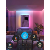 Світлодіодна стрічка Govee H61F5 2 Pro, 5.0m, RGBWWIC, WI-FI/Bluetooth, white (H61F53D1) Diawest