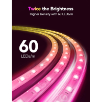Світлодіодна стрічка Govee H100E LED Compatible extension of H61E1, 1.0m, RGBIC , WI-FI/Bluetooth, white (H100E0D1) Diawest